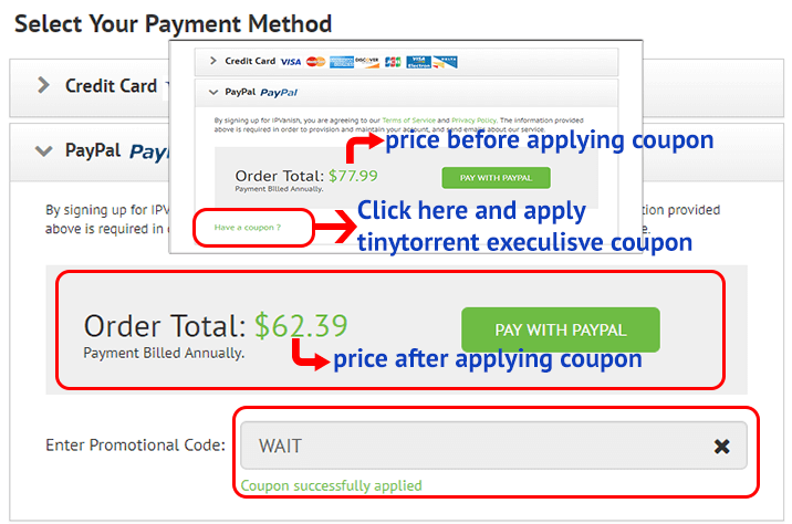 IPVanish-discount-coupon-applied