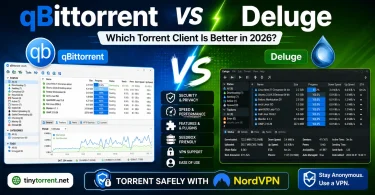 qBittorrent vs Deluge torrent client comparison in 2026